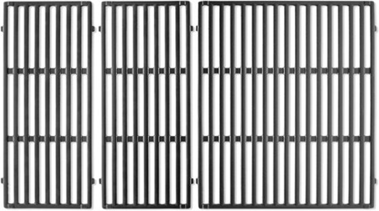 Weber - Crafted Porcelain-Enameled Cast Iron Cooking Grates for Genesis 400 Series Grills - Black