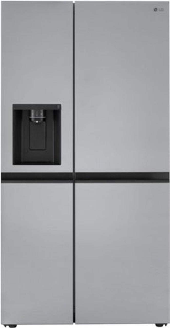 LG - 23 cu ft Side By Side Refrigerator with Craft Ice - Stainless steel