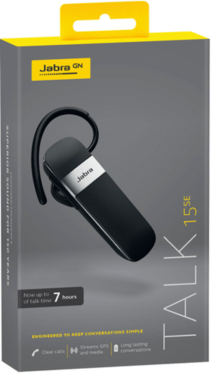 Jabra - Talk 15 SE Bluetooth Headset - Black