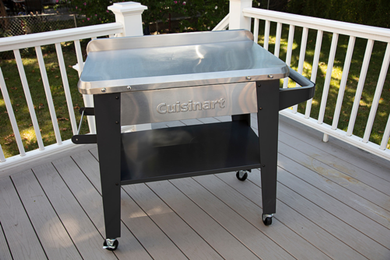 Cuisinart - Outdoor Grill Prep Table - Stainless Steel