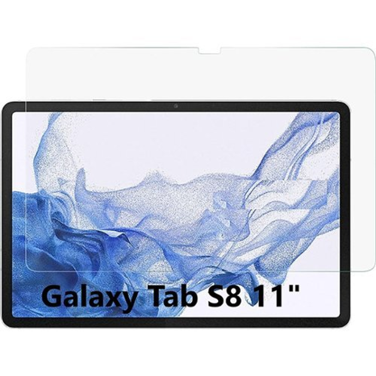 SaharaCase - ZeroDamage Ultra Strong Tempered Glass Screen Protector for Samsung Galaxy Tab S8 - Clear