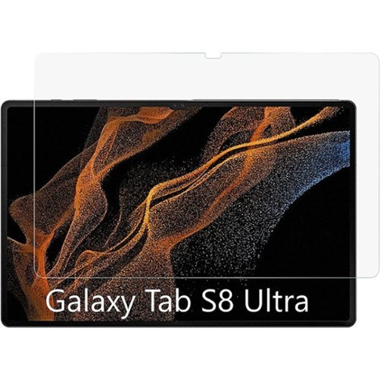 SaharaCase - ZeroDamage Ultra Strong Tempered Glass Screen Protector for Samsung Galaxy Tab S8 Ultra - Clear