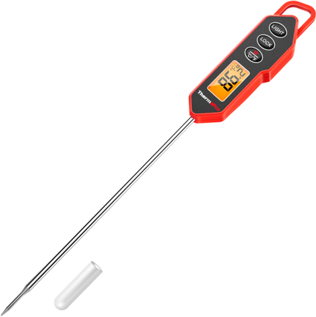 ThermoPro - Digital Instant-Read Meat Thermometer - Red