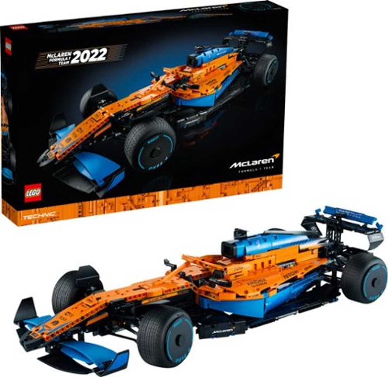 LEGO Technic McLaren Formula 1 Race Car 42141 Model Building Kit (1,432 Pieces)