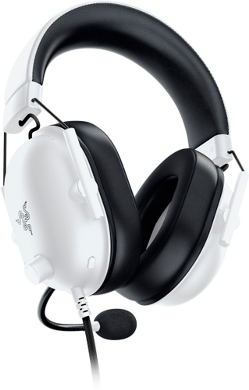 Razer - BlackShark V2 X Wired 7.1 Surround Sound Gaming Headset for PC, PS5, PS4, Switch, Xbox X|S, and Xbox One - White