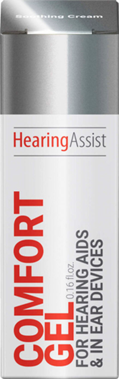 Hearing Assist Comfort Gel Cream Lotion with Frankincense, 0.16 fl oz - White