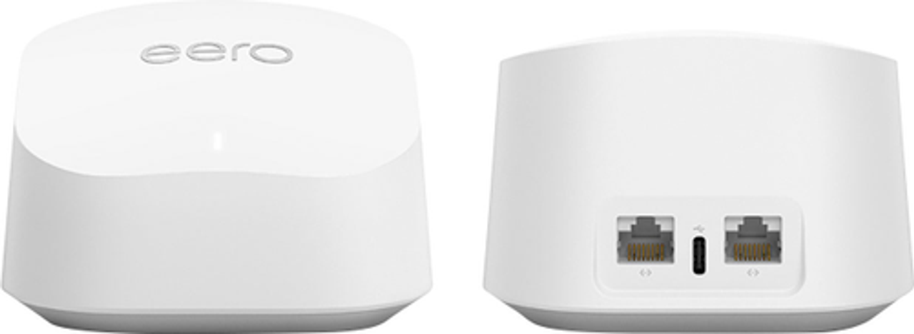 eero 6+ AX3000 Dual-Band Mesh Wi-Fi 6 Router (1-pack) - White