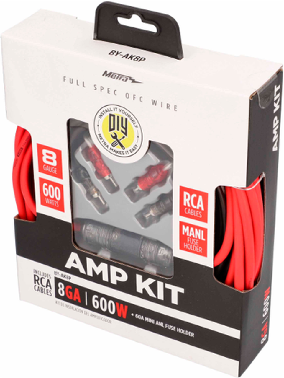 Metra - 8 AWG Complete Amp Kit - Multi