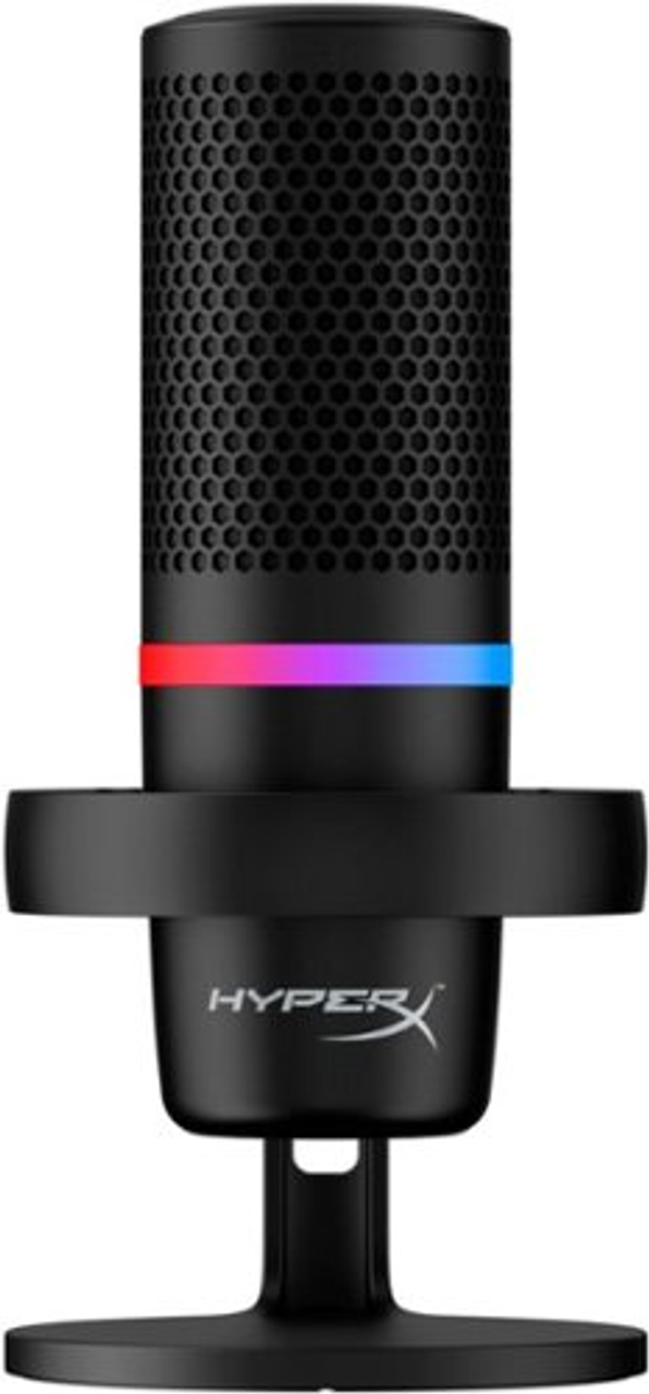 HyperX - Duocast Wired Cardioid Omnidirectional USB Condenser Microphone