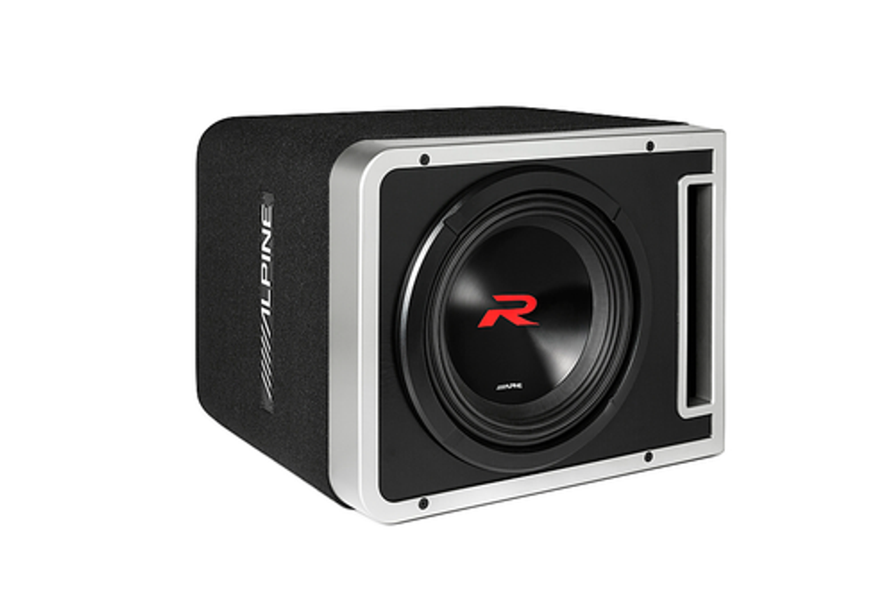 Alpine - Halo R2-Series 10" Dual Voice Coil Preloaded Subwoofer Enclosure with ProLink™ - Black