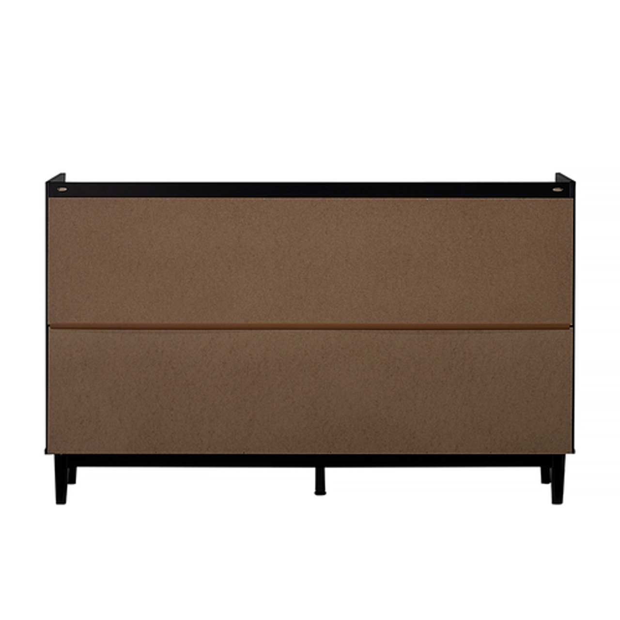 Walker Edison - Mid Century Modern Solid Wood Tray-Top 9-Drawer Dresser - Caramel