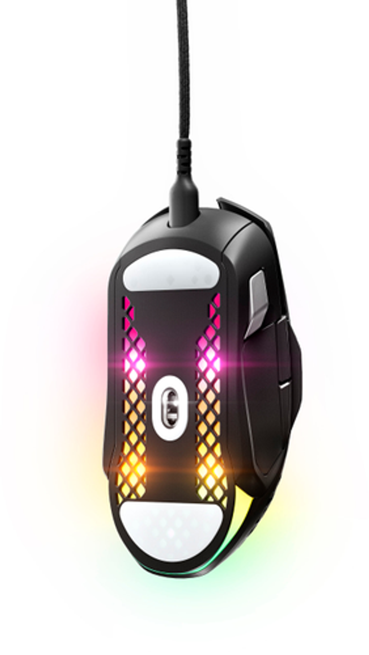SteelSeries - Aerox 5 Wired Optical Gaming Mouse with Ultra Lightweight Design - Black