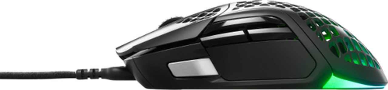 SteelSeries - Aerox 5 Wired Optical Gaming Mouse with Ultra Lightweight Design - Black