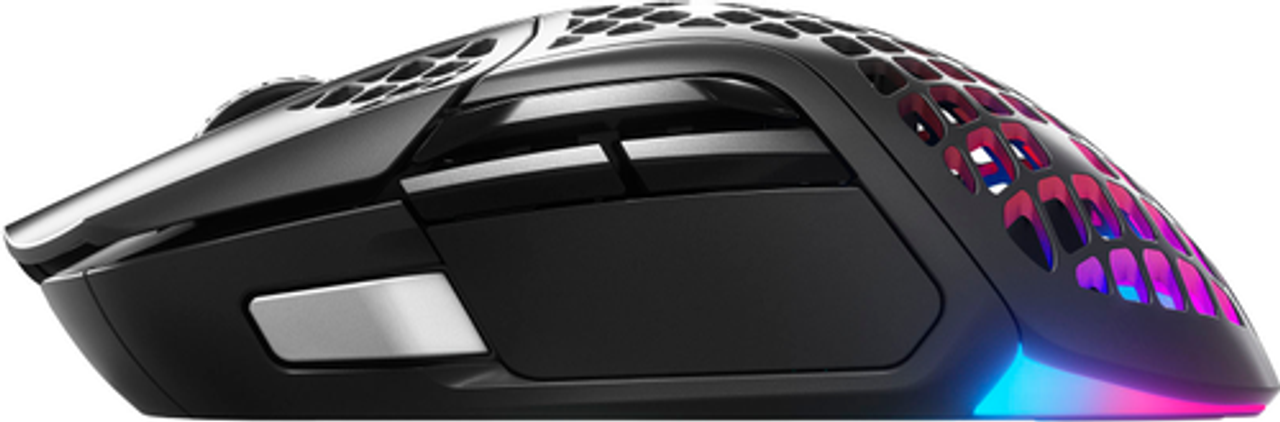 SteelSeries - Aerox 5 Wireless Optical Gaming Mouse with Ultra Lightweight Design - Black