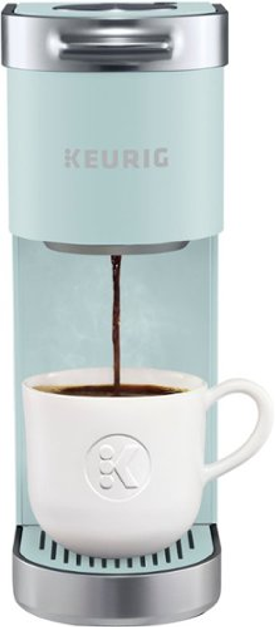 Keurig - K-Mini Plus Single Serve K-Cup Pod Coffee Maker - Misty Green