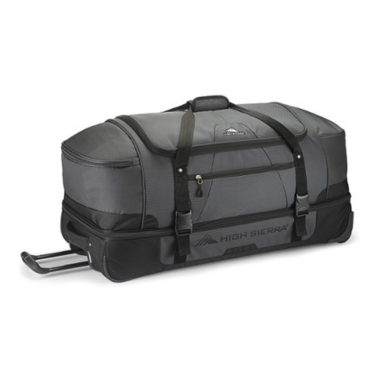 High Sierra - Fairlead Collection 34 Db Wheeled Duffel - MERCURY/BLACK