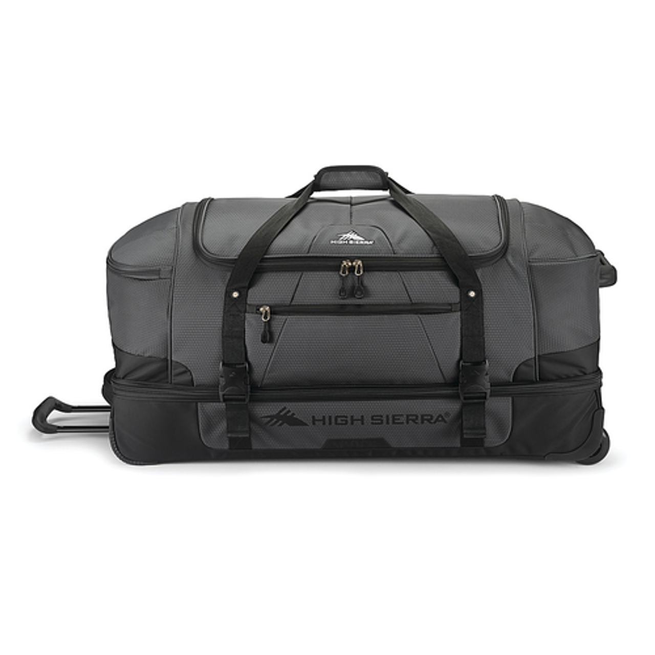 High Sierra - Fairlead Collection 34 Db Wheeled Duffel - MERCURY/BLACK