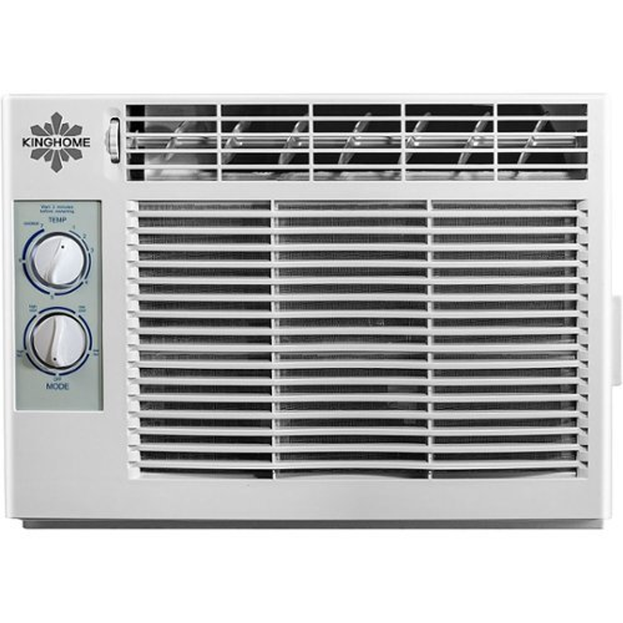 KingHome - 5,000 BTU Window Air Conditioner with Mechanical Controls - White