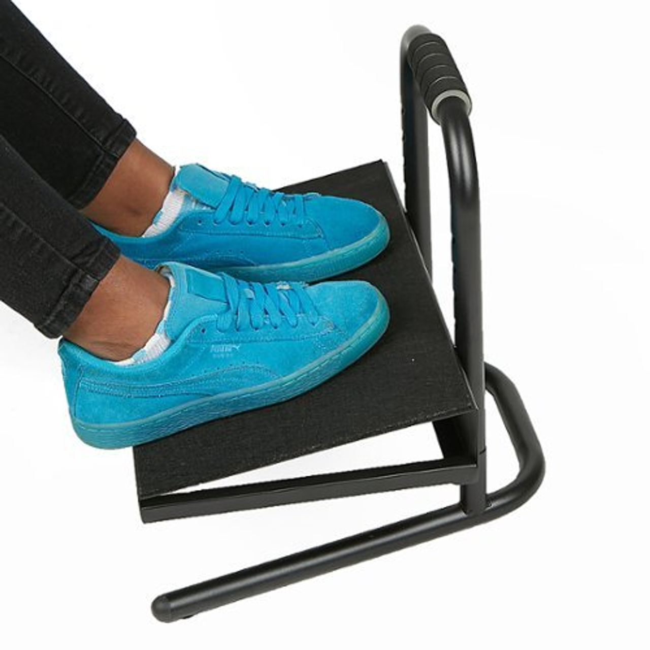 Mind Reader - Ergonomic Foot Rest - Black