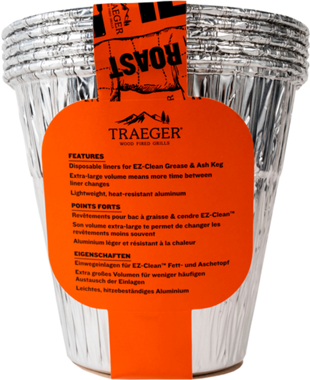 Traeger Grills - Grease & Ash Keg Liner 5 Pack