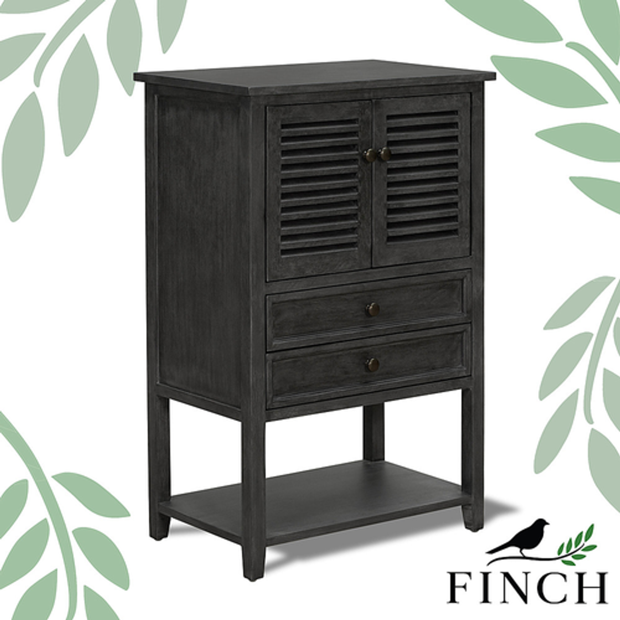 Finch Webster Storage Cabinet - Dark Gray