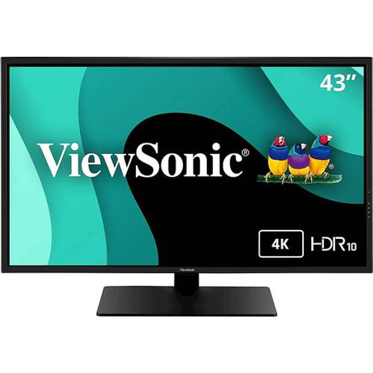 ViewSonic - 43" LED 4K UHD Monitor with HDR (DisplayPort, mini DisplayPort, HDMI)