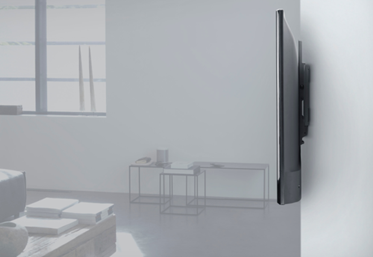 One for All Ultra-Slim HDTV Wall Mount - Flat - Black