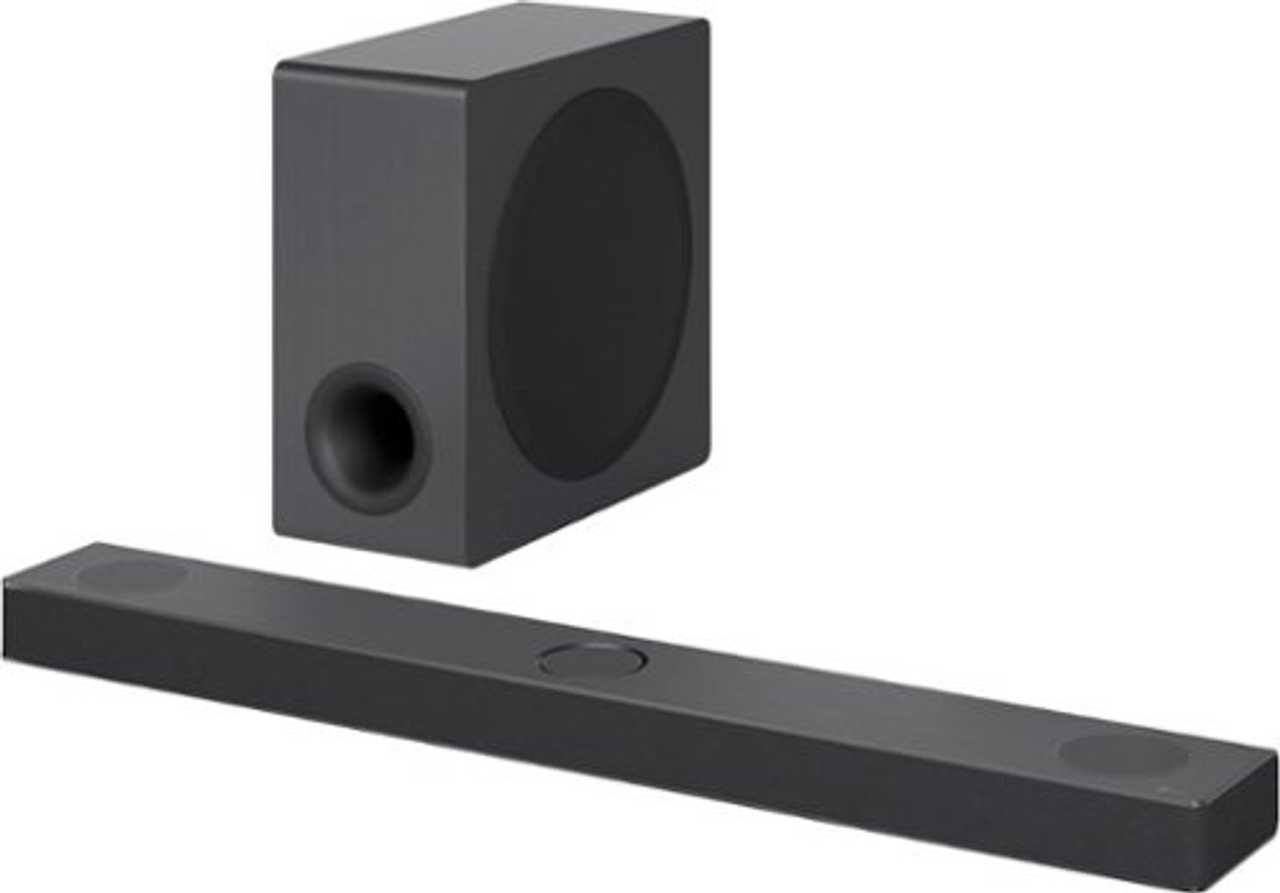 LG - 3.1.3 Channel Soundbar with Wireless Subwoofer, Dolby Atmos and DTS:X - Black