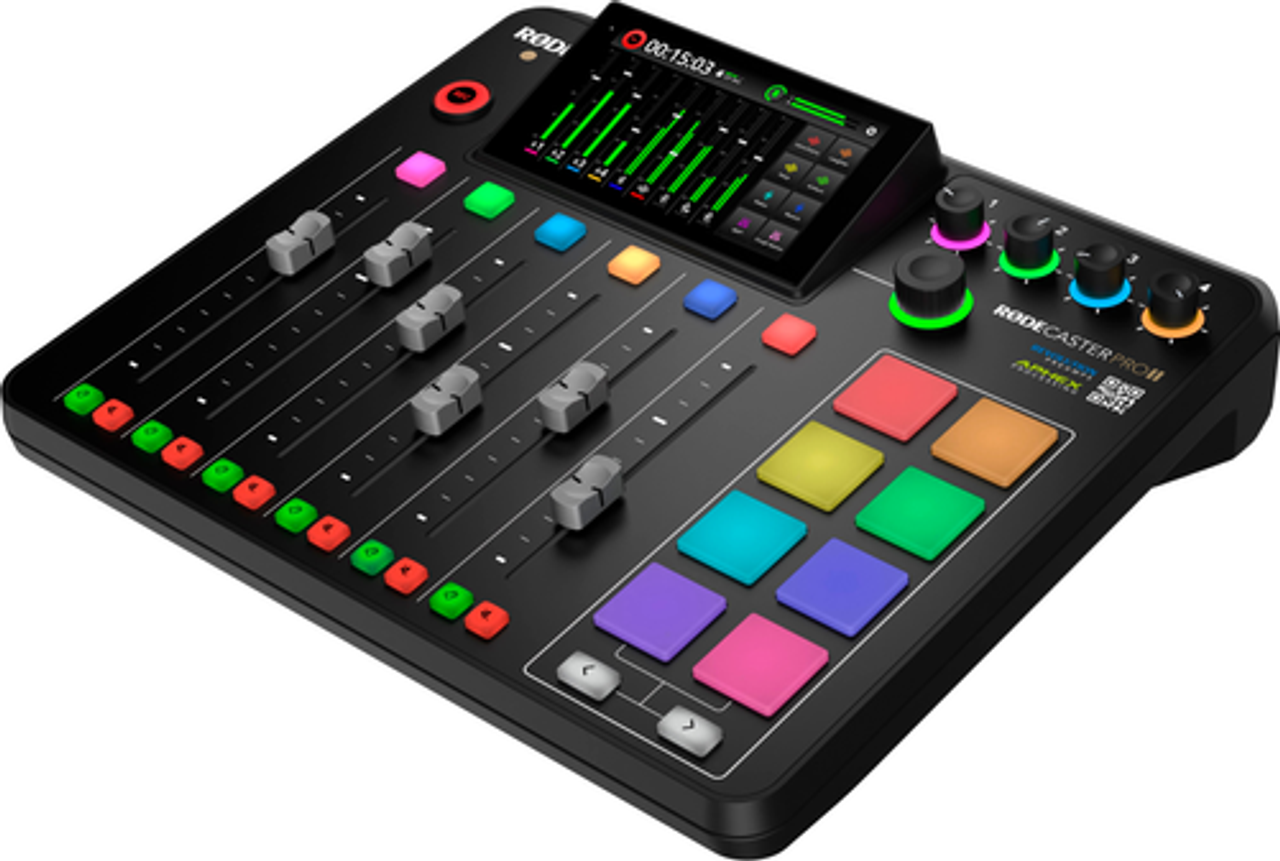 RØDE - RØDECaster Pro II Integrated Audio Production Studio - Black