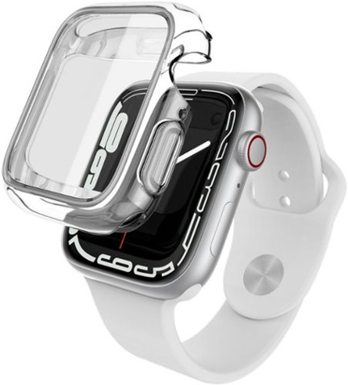 Raptic 360x for 45mm Apple Watch Series 7 - Clear