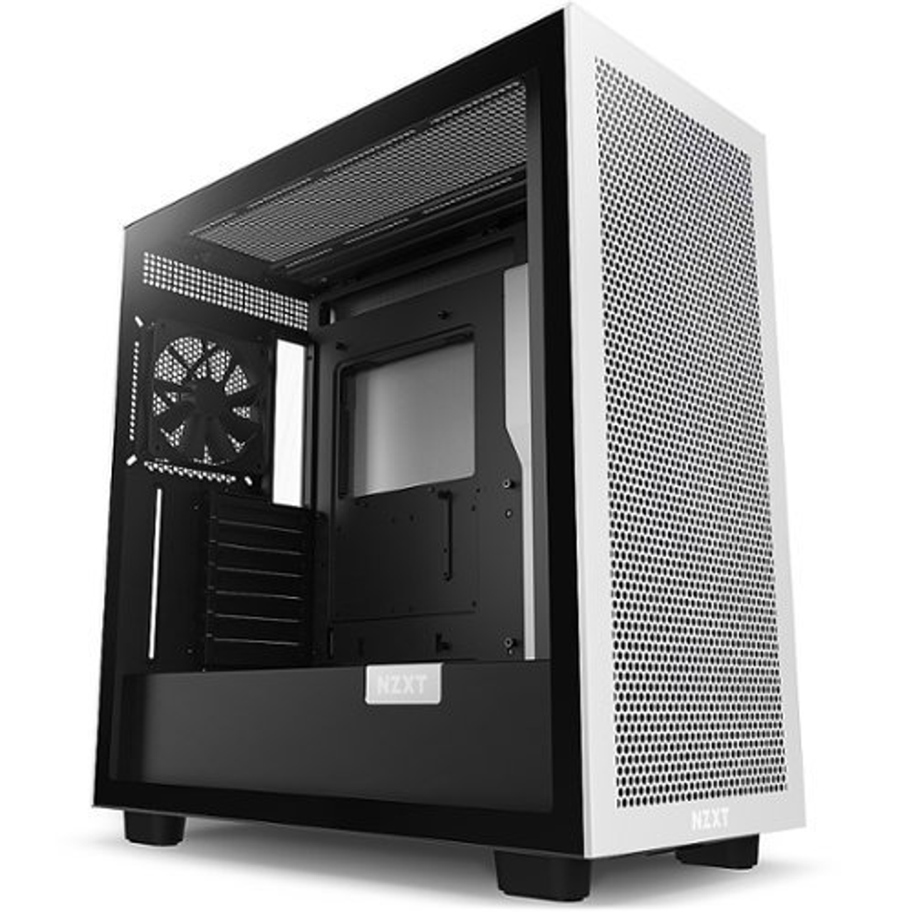 NZXT - H7 Flow Mid-Tower ATX Case - White