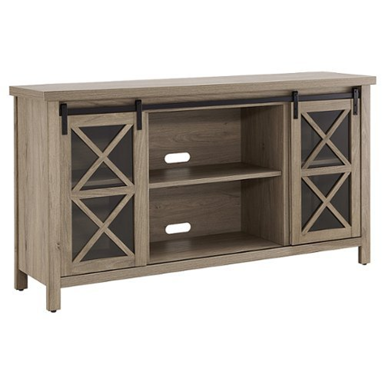 Camden&Wells - Clementine TV Stand for TVs up to 65" - Antiqued Gray Oak