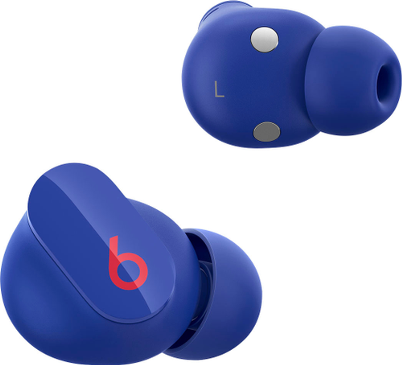 Beats by Dr. Dre - Geek Squad Certified Refurbished Beats Studio Buds Totally Wireless Noise Cancelling Earbuds - Ocean Blue