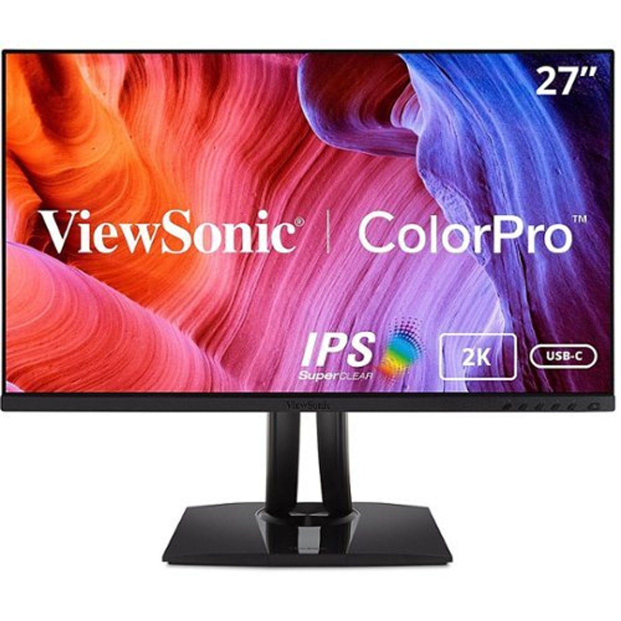 ViewSonic - 27 LCD Monitor (DisplayPort USB, HDMI) - Black