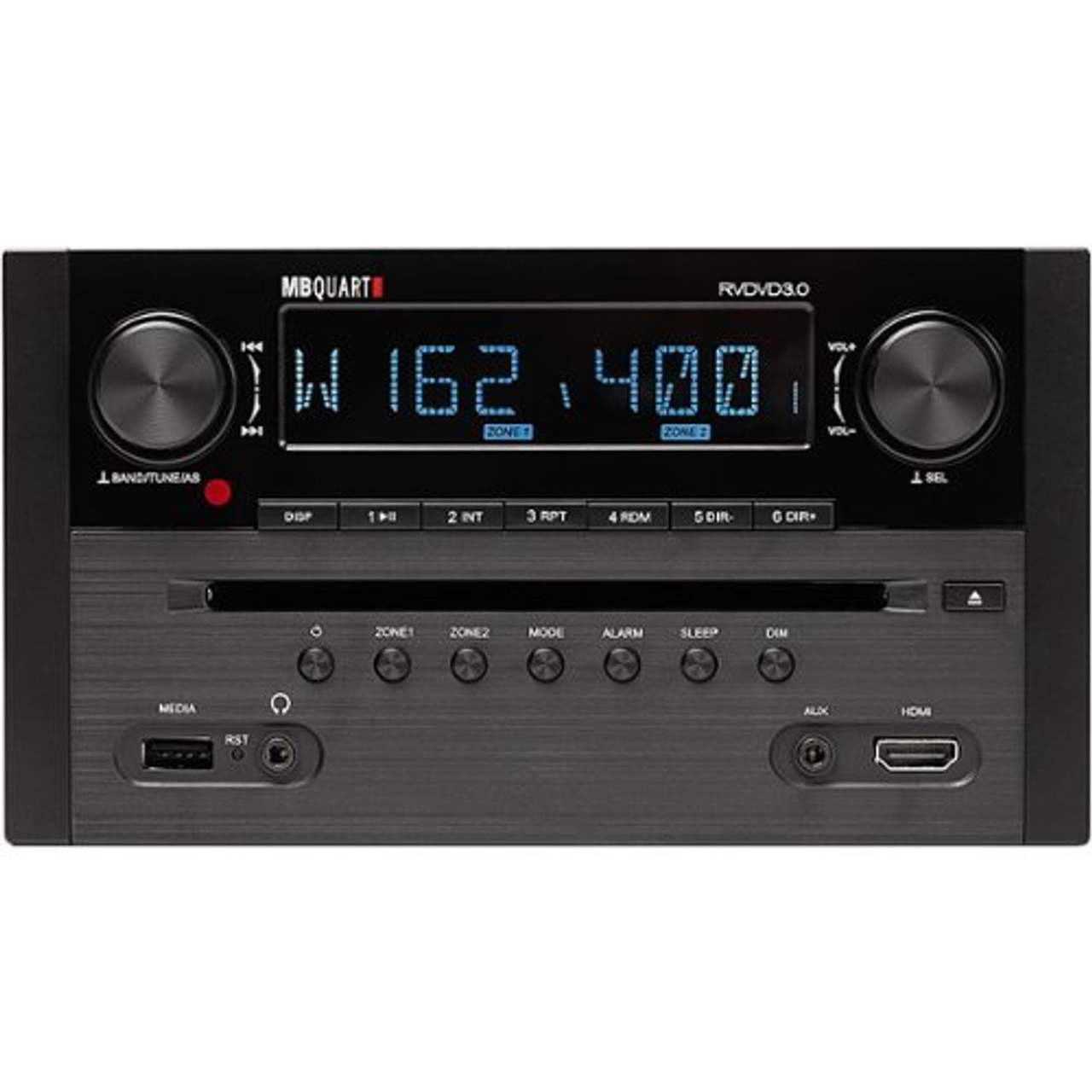 MB Quart - RV Bluetooth DVD Receiver - Black