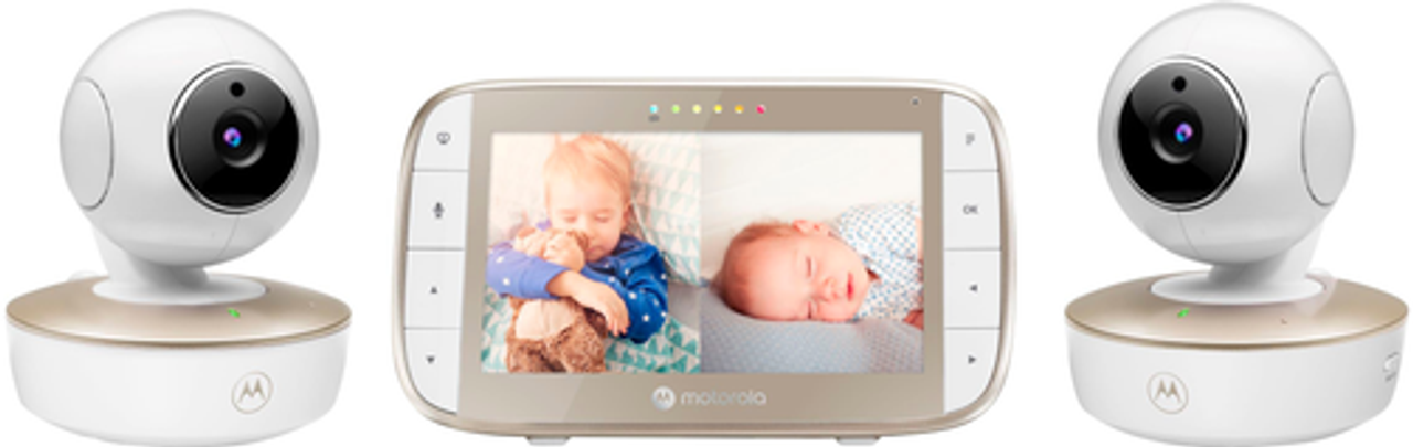 Motorola VM50G-2  5" WiFi Video Baby Monitor with 2 Cameras - White