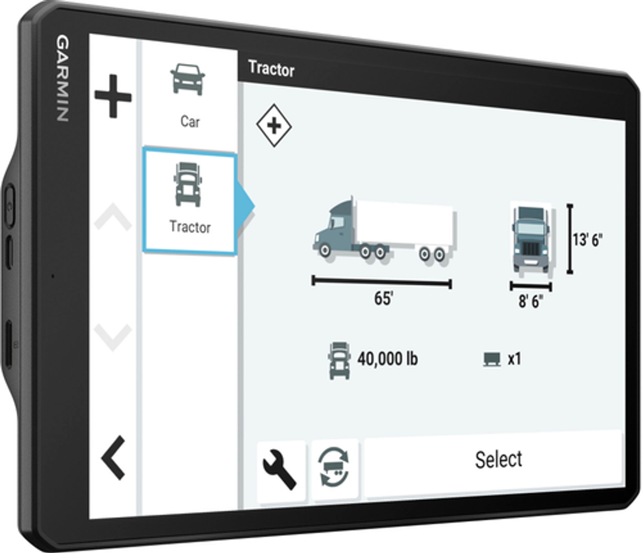 Garmin - dēzl OTR1010 10" GPS Truck Navigator - Black