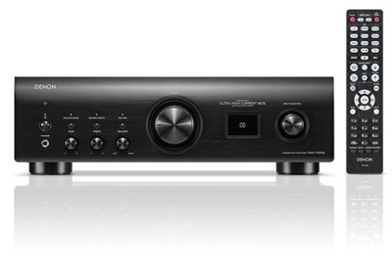 Denon Electronics - Integrated Amplifier (140W x 2), Built-In USB-DAC & Phono Equalizer, Analog Mode, Ultra-High Current Circuit - Black