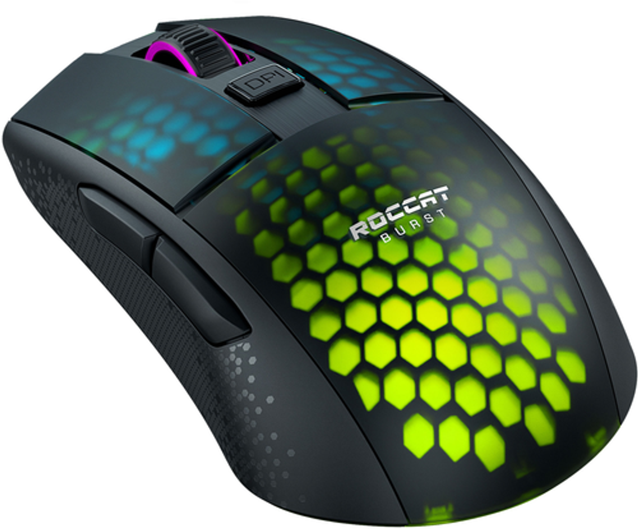 ROCCAT - Burst Pro Air Lightweight Optical Wireless RGB PC Gaming Mouse - Black