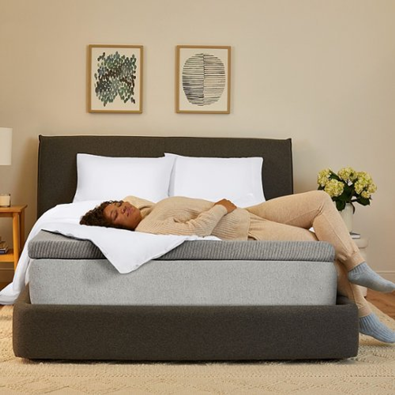 Casper Sleep Comfy Topper, Queen - Gray