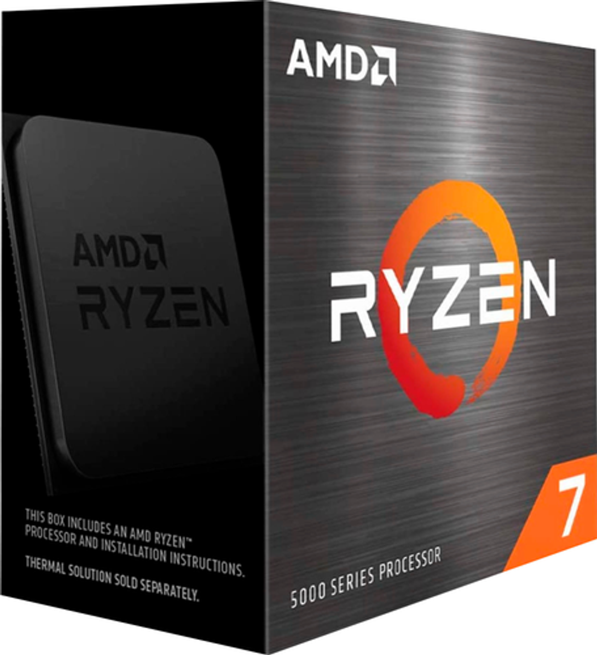 AMD Ryzen 7 5700X W/O Fan, Black - Black