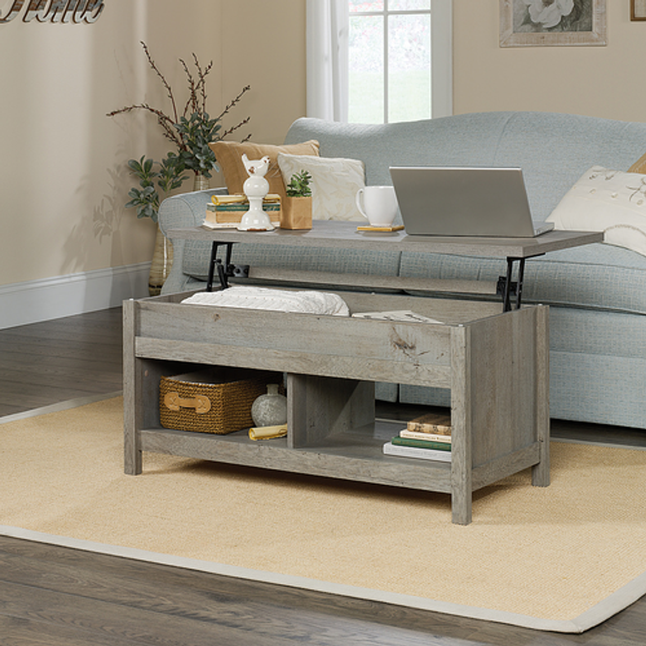 Sauder - Cannery Bridge Lift Top Coffee Table