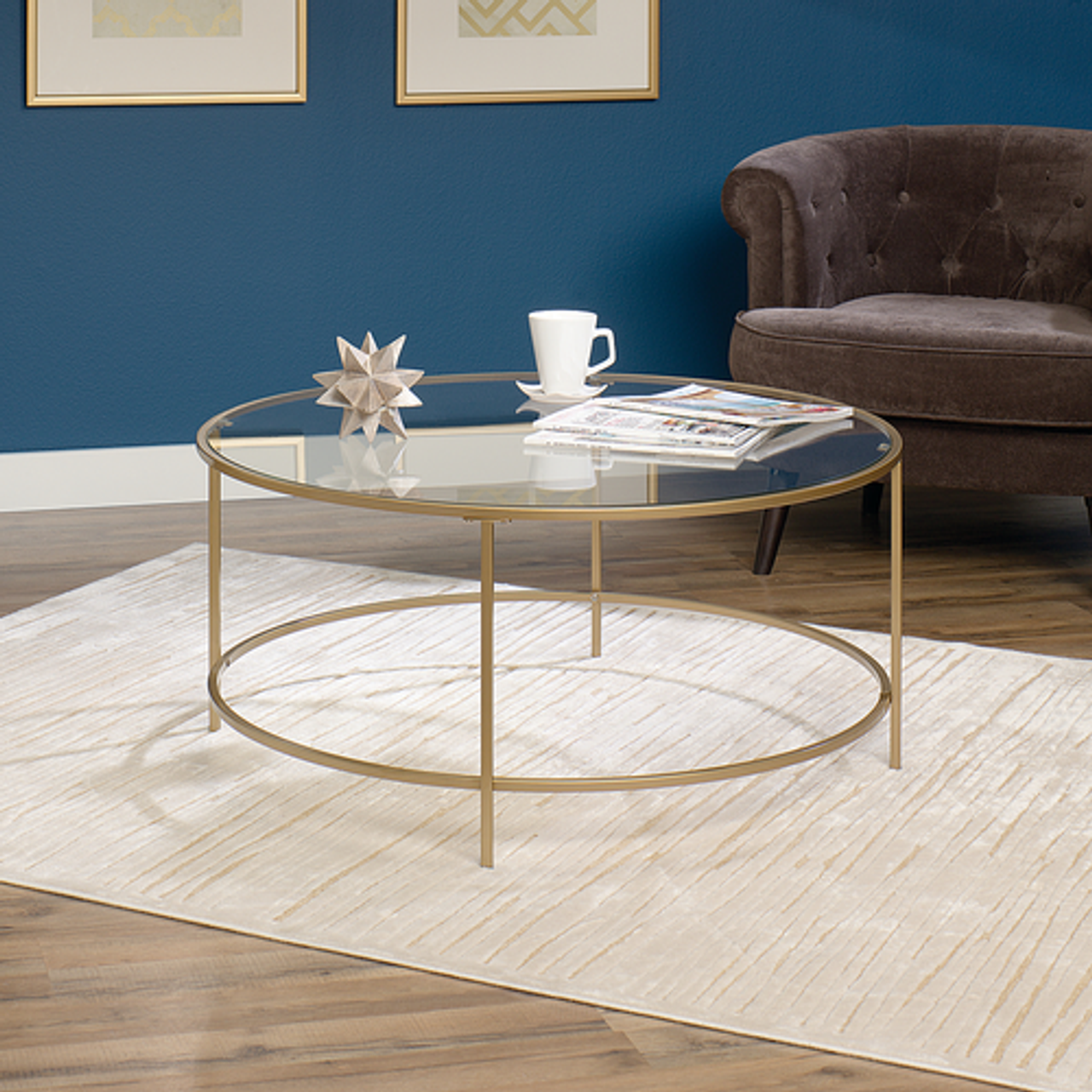 Sauder - International Lux Round Coffee Table