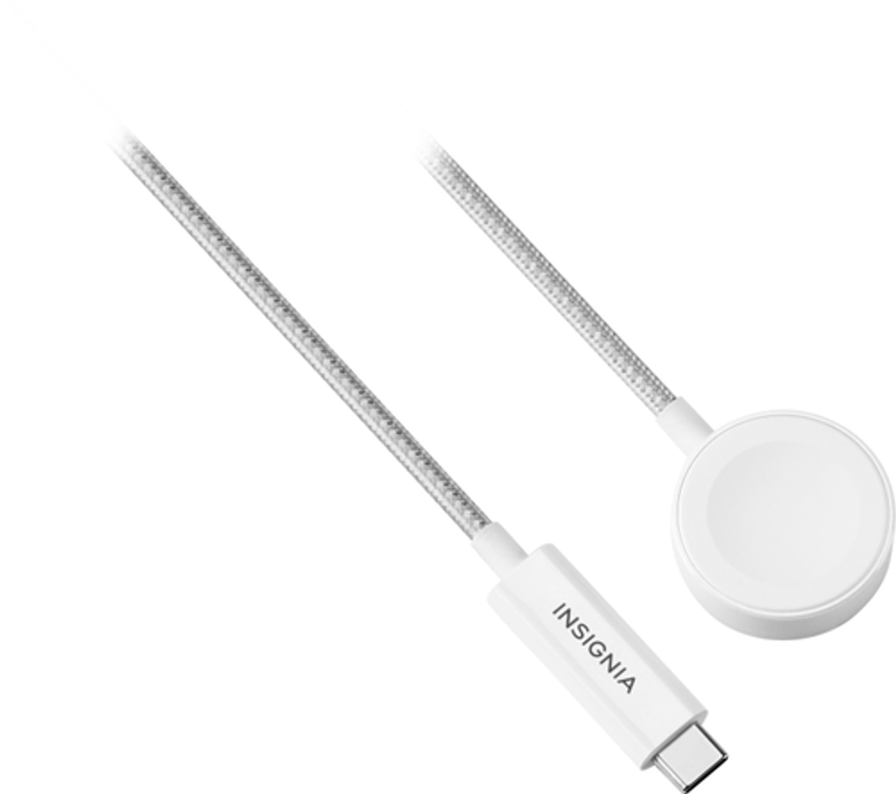 Insignia™ - 4" Magnetic Charging Cable for Apple Watch - White