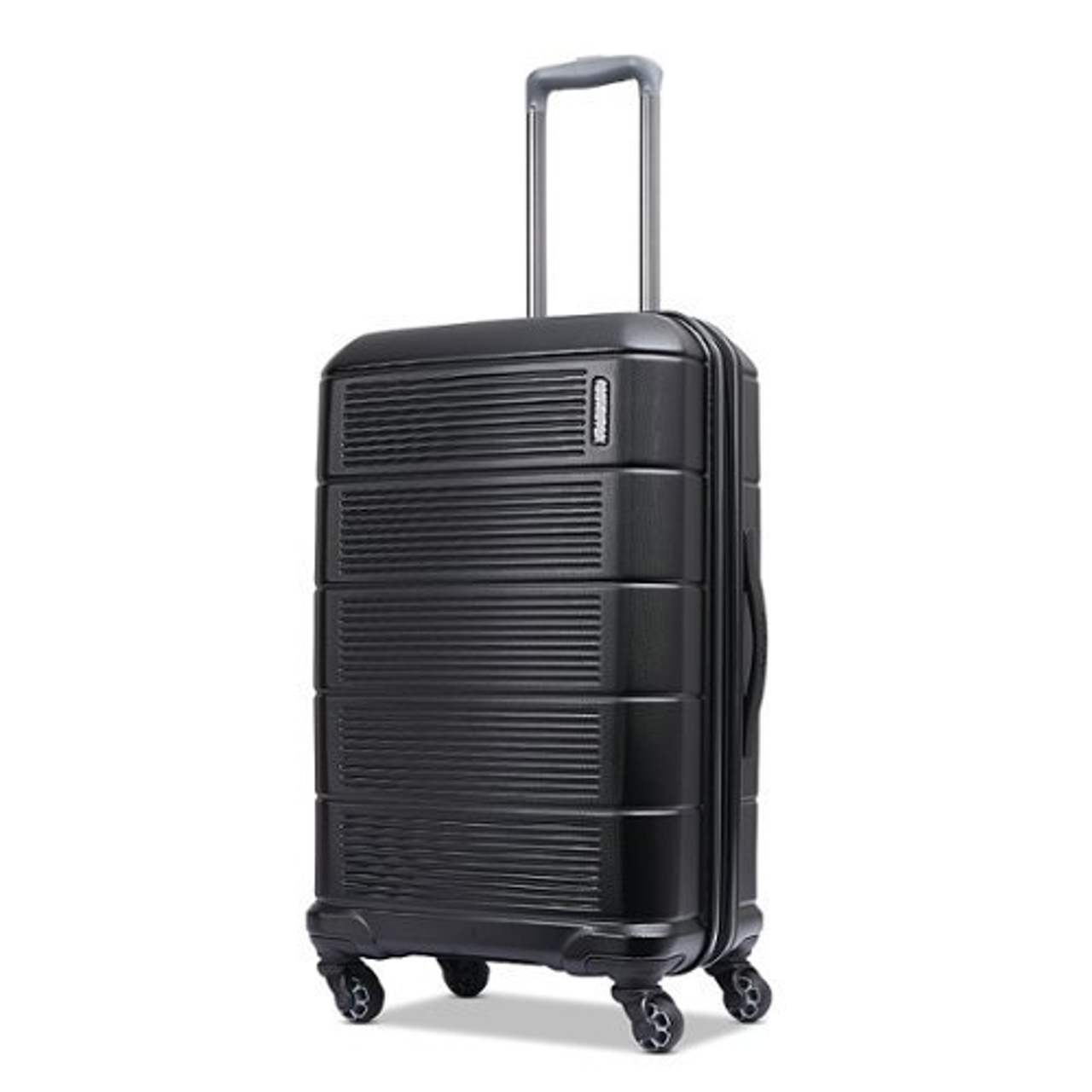 American Tourister - Stratum 2.0 24" Spinner Suitcase - Jet Black