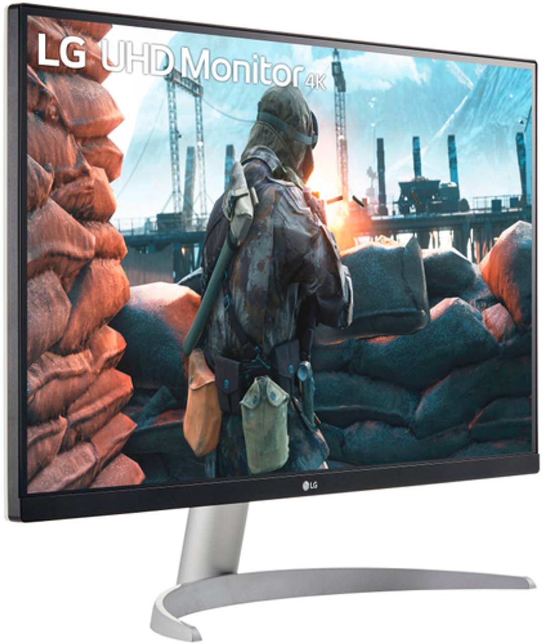 LG - 27” IPS LED 4K UHD AMD FreeSync Monitor with HDR (DisplayPort, HDMI) - Black