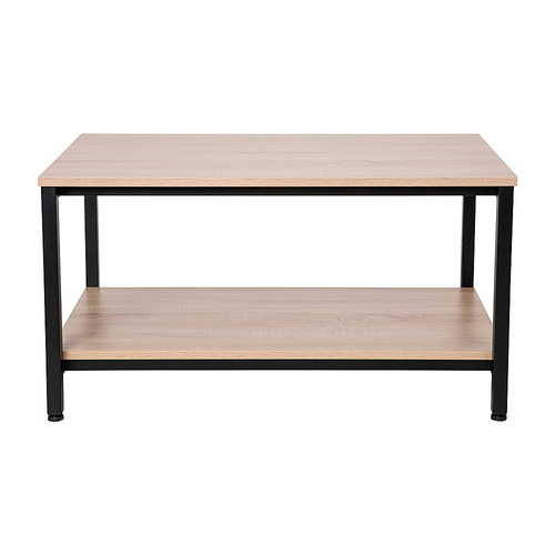 Flash Furniture - Finley Modern Industrial 2 Tier Coffee Table - Driftwood