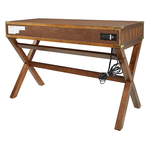 OSP Home Furnishings - Wellington 46" Desk with Power - Toasted Wheat