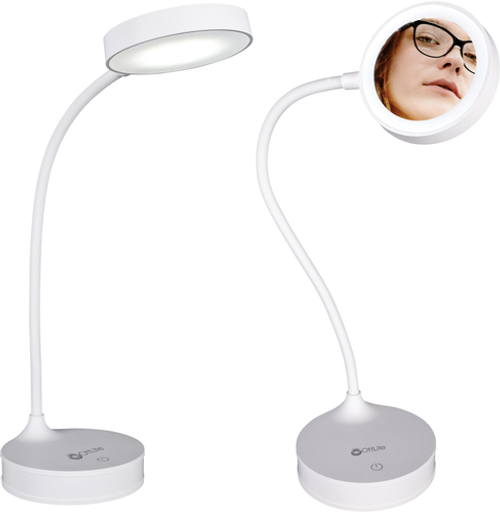 OttLite - Rechargeable Desk ?Lamp with Lighted Mirror