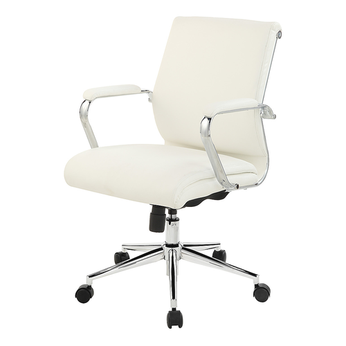 Office Star Products - Mid Bk Antimicrobial Fabric Chair - Dillon Snow